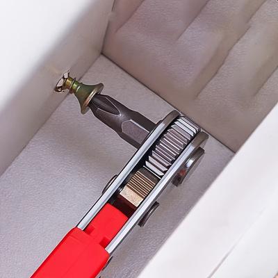 Ratchet Screwdriver Handles Narrow Spaces, Front And Rear, Elbow Wrench, Right Angle Bending, Cross Screwdriver, Steel Material