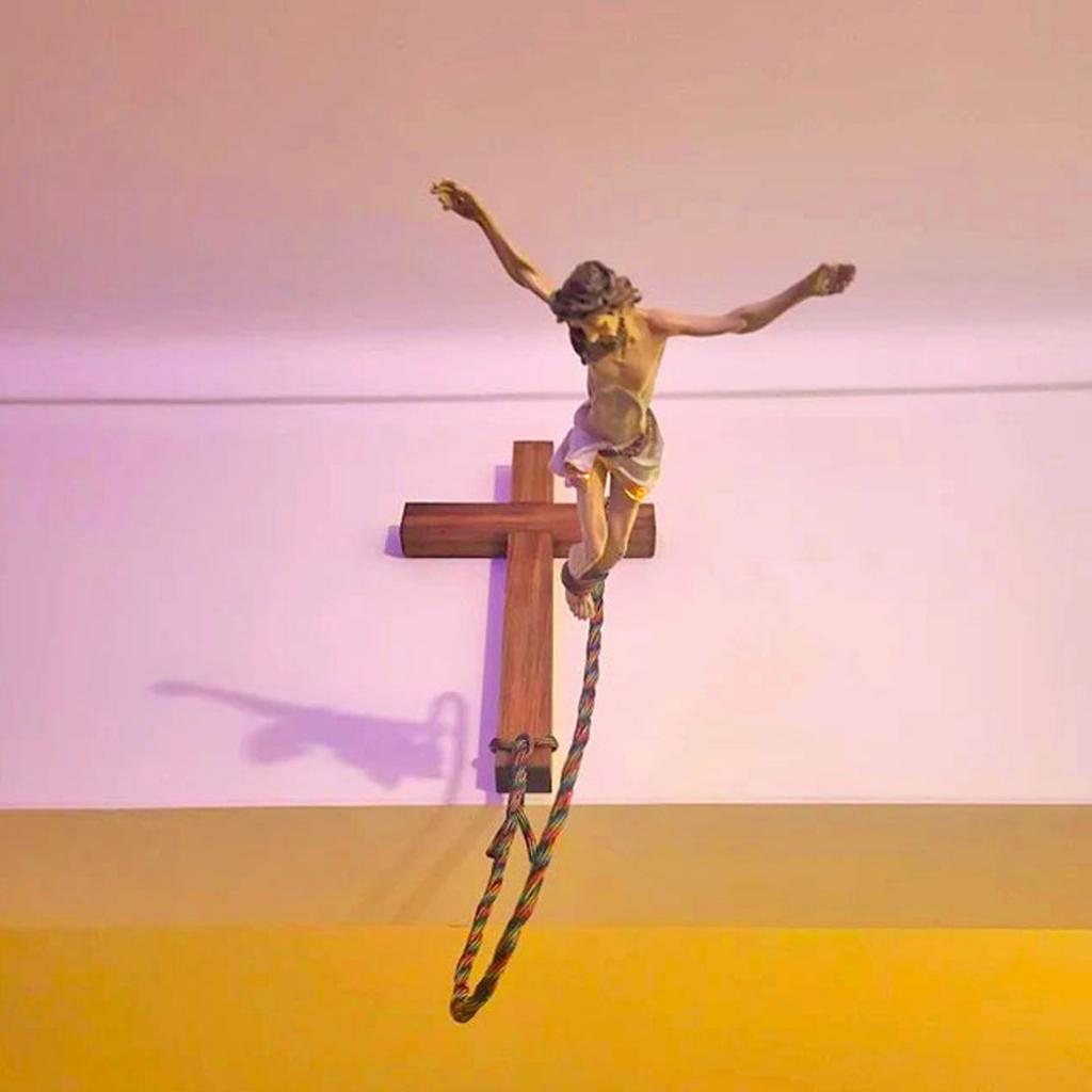 Decorazione Atmosfera Pasquale Decorazione Murale Creativa Interessante Vecchio Regalo Festivo Artigianato da Appendere