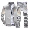 Mens Fashion Athletic Sets Casual Sweatshirts Jackets+Pants Mens Hoodies Casual Sweatshirts Men Tracksuit Suit Set