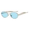Retro Metal Small Round Sunglasses Women Brand Designer Fashion Punk Small Frame Sun Glasses Trendy Eyewear Female Male UV400