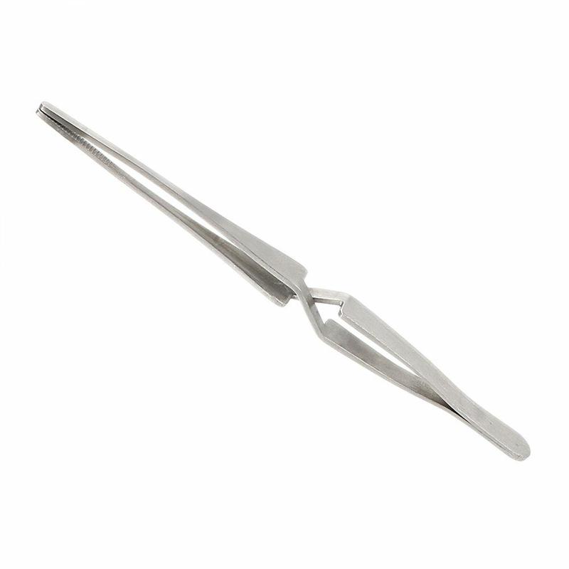 

Stainless Steel Reverse Action Curved Straight Tweezer Acrylic Nail Shaping Tweezers Maintenance Hand Tools