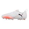 Puma Future 8 Match Mg Low Top No Lace Kids Football Shoes Kids Football Shoes White Red 10861901