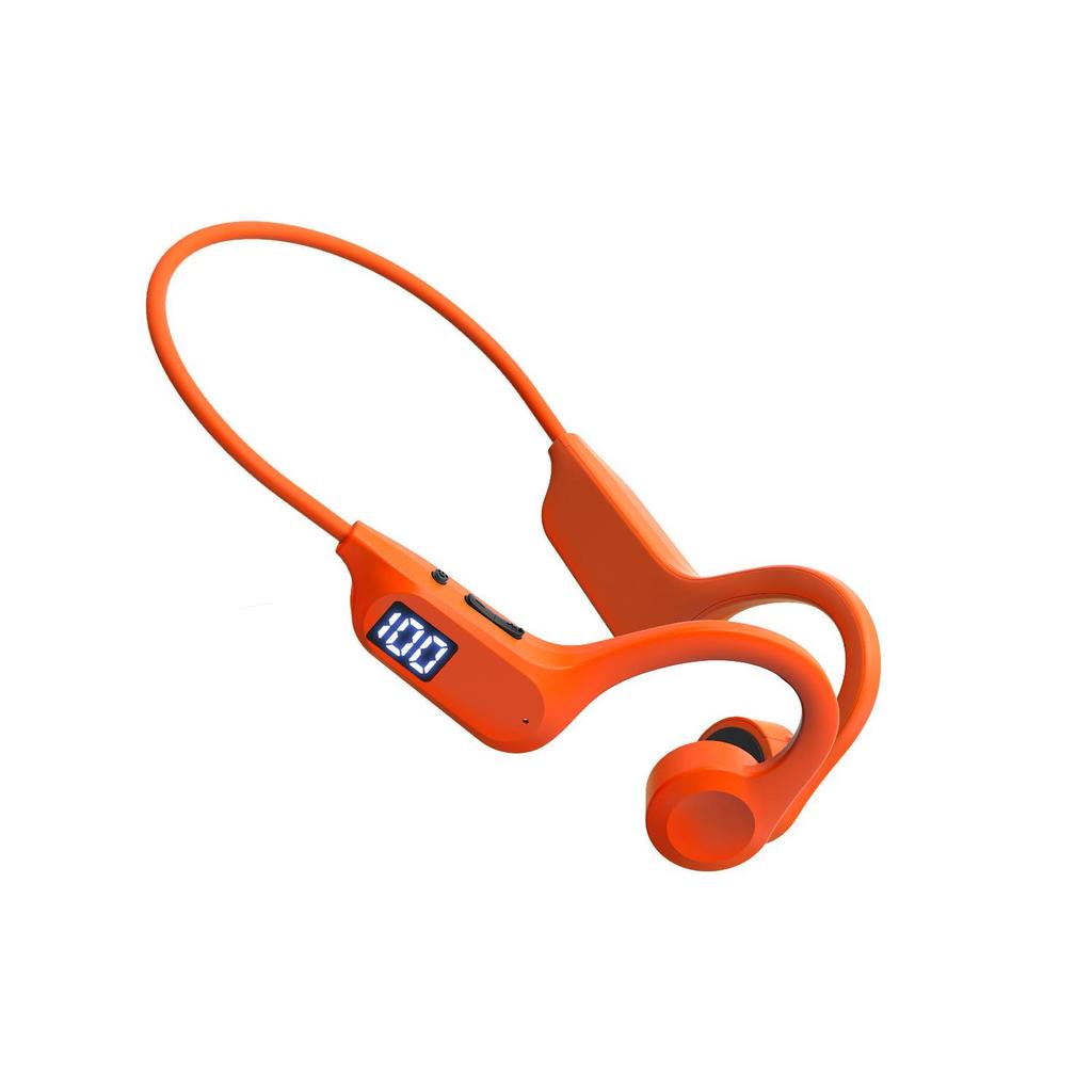 Shangying Open-Ear Bluetooth Bone Conduction Waterproof Earphones - True Wireless, Noise Cancelling, Ideal for Running & Fitness.