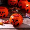 Halloween Pumpkin Bucket Candy Bucket Pumpkins Basket Snack Candy Tote Party Trick or Treat Props Halloweens Decoration Supplies