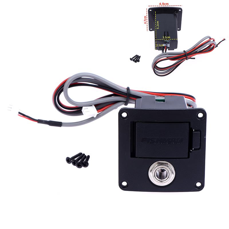 DIY Accessories 9V Battery Case Holder Cover Box Black for Acoustic Guitar Bass Pickup Essential Guitar Parts Set