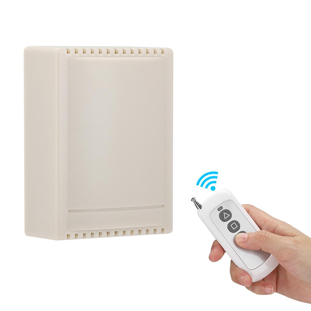 DC12V 2 CH Receiver 1000m/3280.84ft 3-Key Learning Code Remote Control Switch Kit