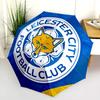 Leicester City Football Club  Pattern, Automatic Folding Umbrella, Portable and Foldable Design, 8 Ribs, a Christmas or Birthday Gift.