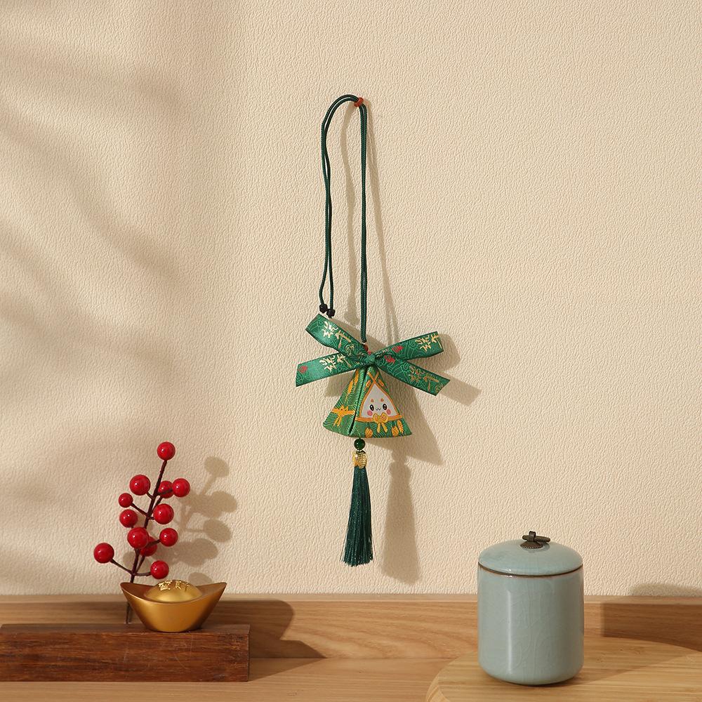 Dragon Boat Festival Sachet Sachet Purse Small Zongzi Wormwood Leaf Pendant Children'S Insect Repellent Mosquito Portable Car Pendant