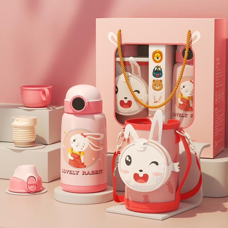 Changbaosen 316 SS Temperature-Sensing Thermos Set