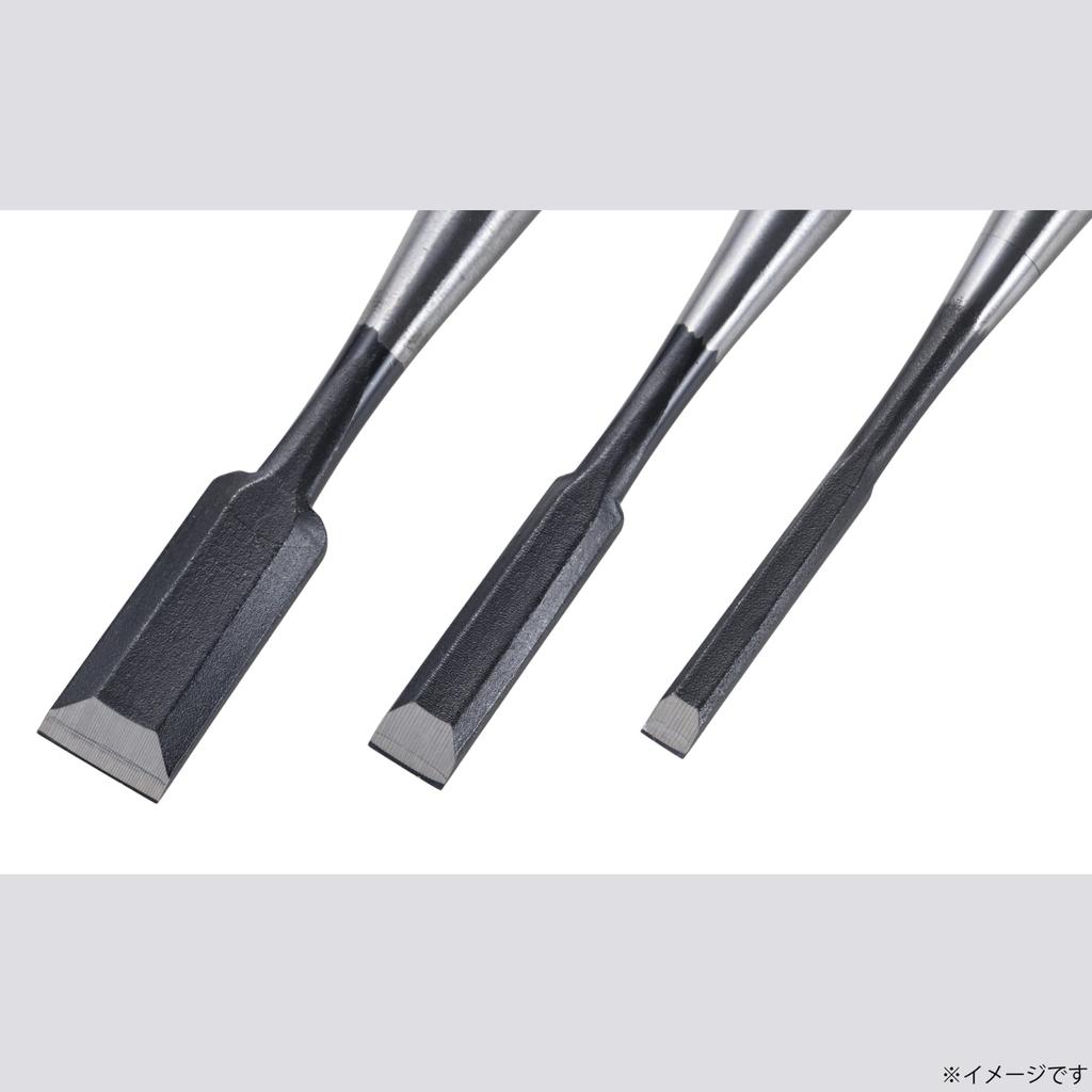 Takagi Chisel Set of 3 (9, 15, and 24mm) by Gisuke, Ideal for Woodworking, DIY Tools