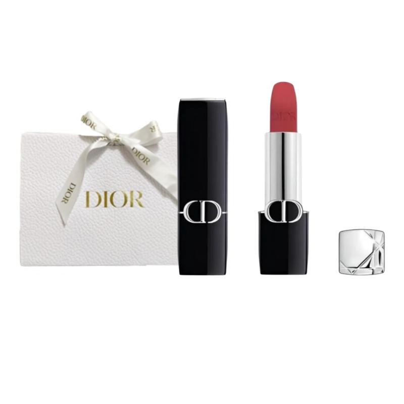 DIOR Lipstick Velvet Mist 720 Benming Tan Fei Naked синий