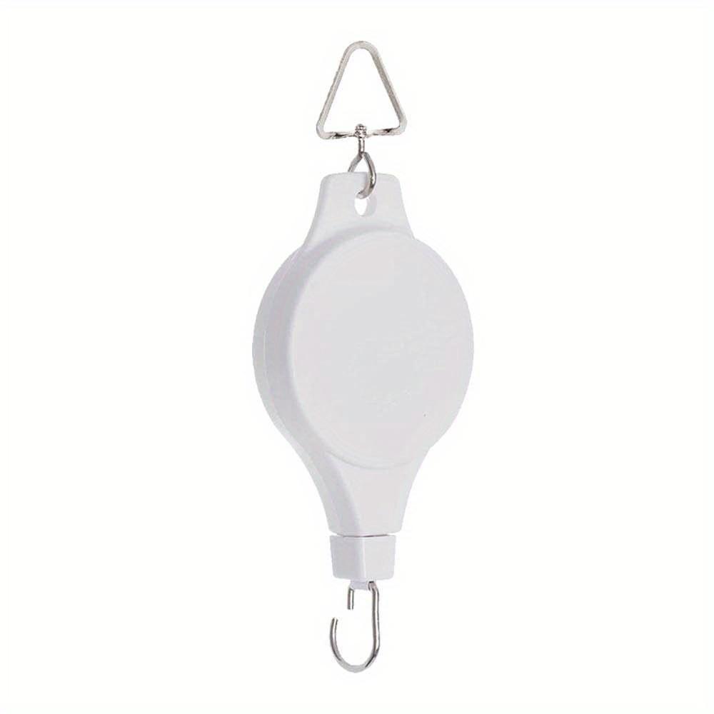 

Flower Basket Adjustable Telescopic Hanging Chain Classic Plant Pulley Telescopic Hanger, Adjustable Height Suitable for Gardens