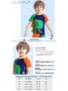 Boys' 2025 Dinosaur Print Swimsuit Set - Short-Sleeve Three-Piece Swimwear