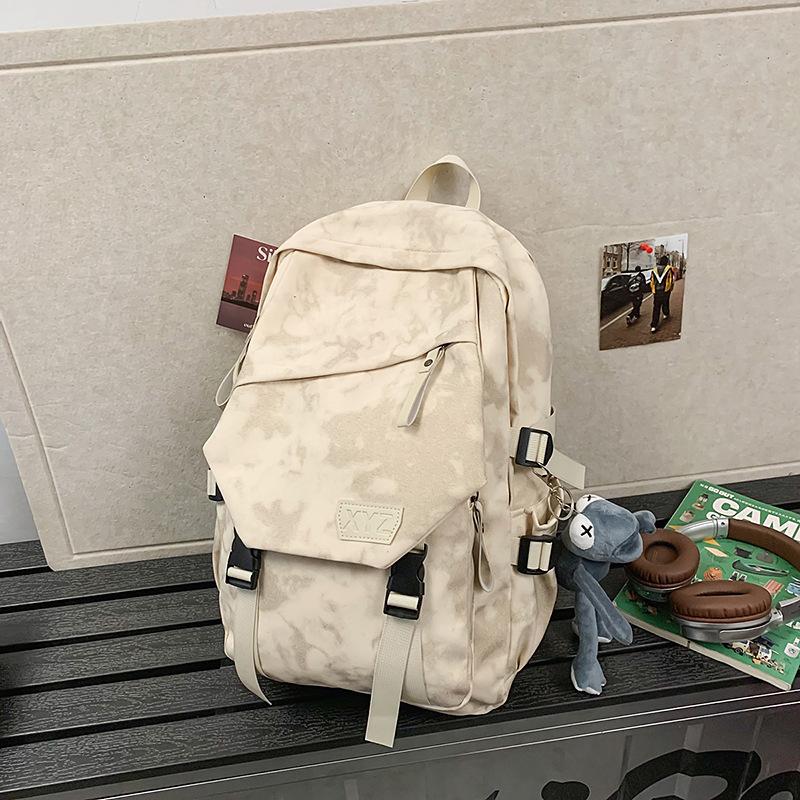 Schoolbag College Style High Value Backpack Versatile Japanese Junior High School Girls Backpack College Student Simple Large Capacity School Bag