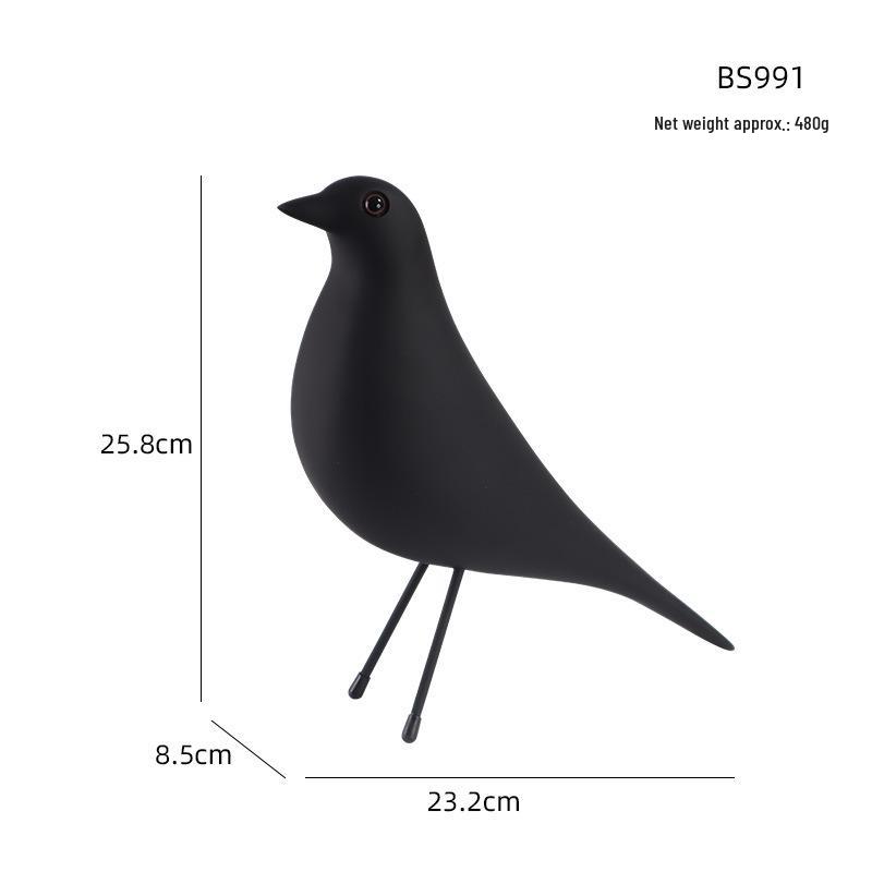 Creative Resin Dove Figurine: Bird Ornament Décor for Home & Entryway