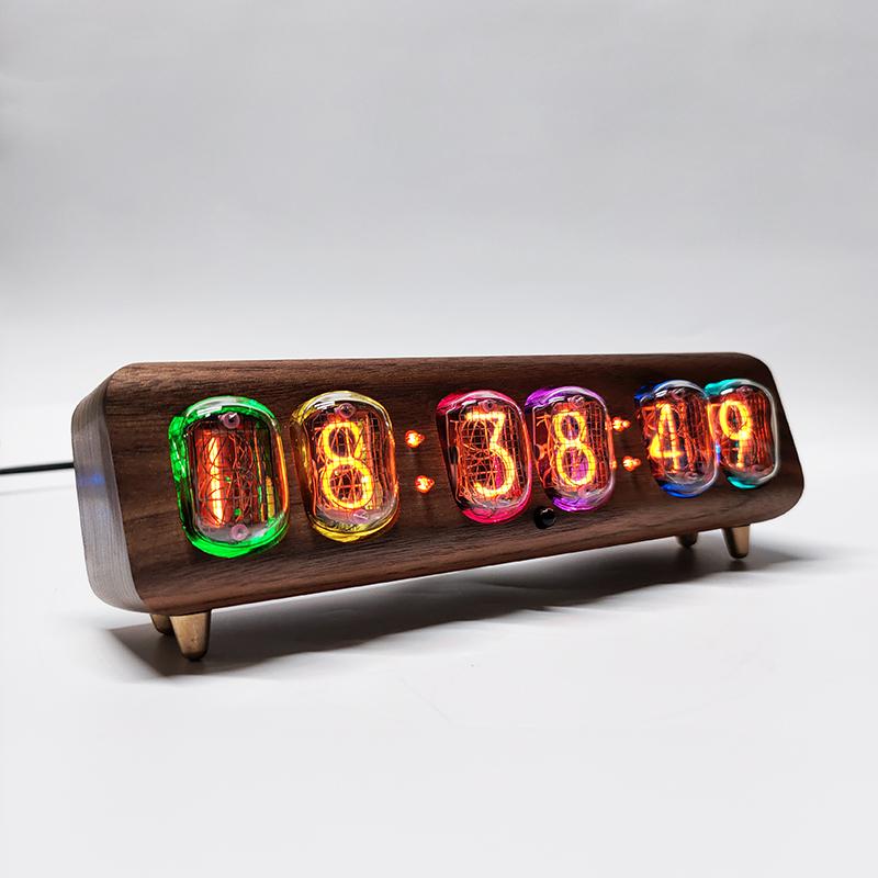 The Former Soviet Union Glow Lamp Electronic Desk Clock True Glow Clock IN12 Glow Digital Tube 6-bit Clock