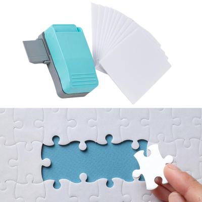 Puzzle Punch Tab DIY Maker Cutter Maker Machine pro Scrapbooking
