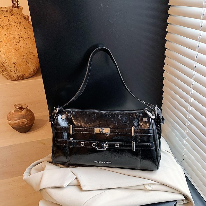 Niche Commuter Portable Baguette Bag Women's Summer New High-end Texture Casual Shoulder Messenger Bag
