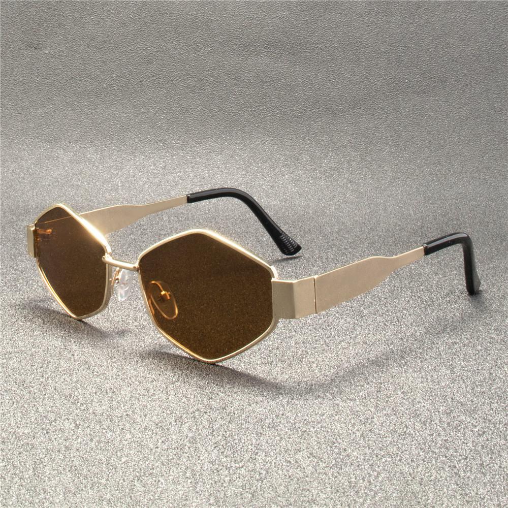 Vintage Punk Style Sunglasses Men Retro Round Metal Frame Women Sun Glasses Fashion Eyewear