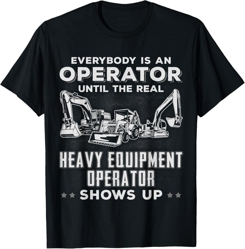 Lustiges Schwere Maschinen Bagger Bulldozer Baggerfahrer Geschenk Unisex T-Shirt