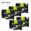 5PCS 231 241 Compatible for Brother Tz TZe-231 Tz-241 Tze-131 631 831 335 Tapes Black On White 12mm Label Tape for P-Touch Maker