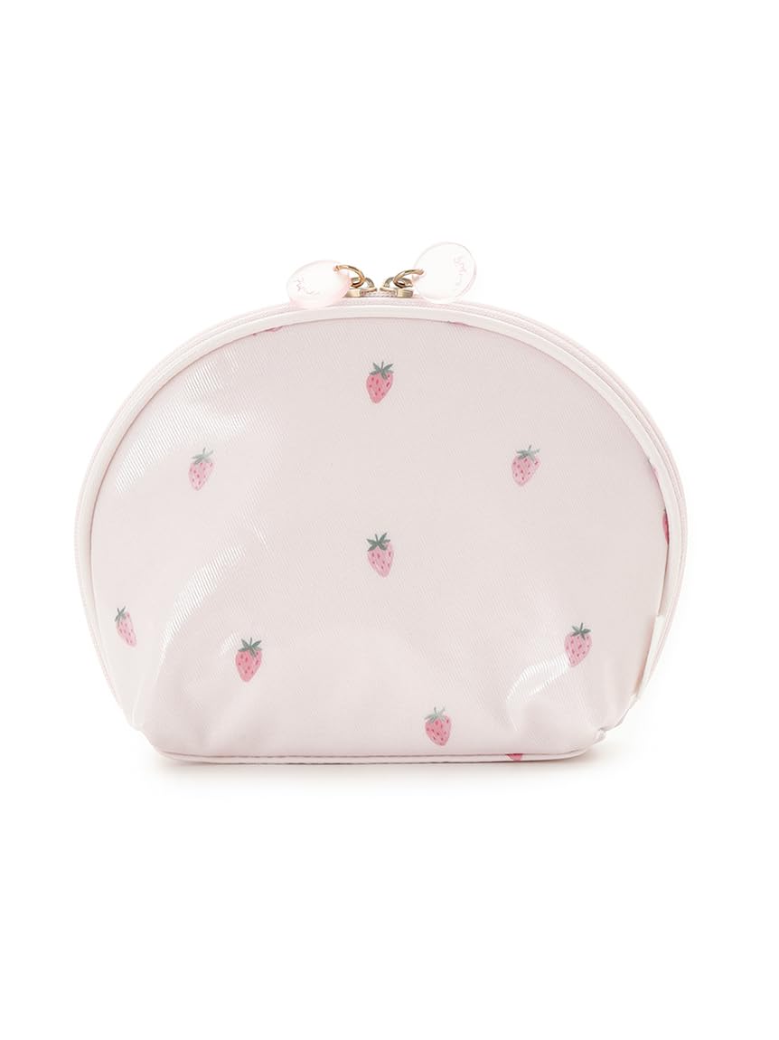 Gelato Pique Strawberry Print Coated Pouch PPGB261722 Pink Free Size Women s