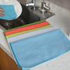 Sinland Super Absorbent Microfiber Wash Dish Cloth Best Kitchen Rags Cleaning Cloths With Poly Scour Side 12Inchx12Inch 5 Pack