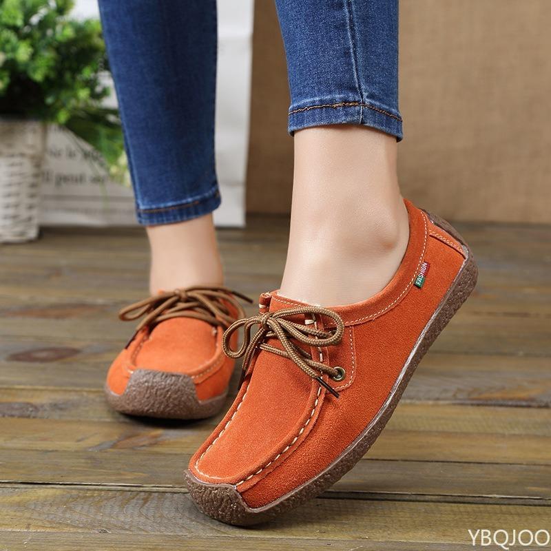 Spring And Autumn New Casual Women'S Low Cut Single Shoes With Soft Soles Lightweight And Versatile Women'S Casual Shoes