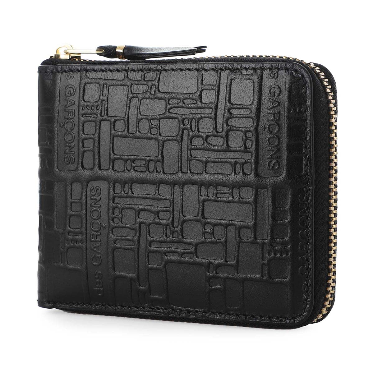 

des COMME des GARCONS Bifold Wallet with Coin Purse EMBOSSED LOGOTYPE1 (COMME GARCONS) [Item] чорний