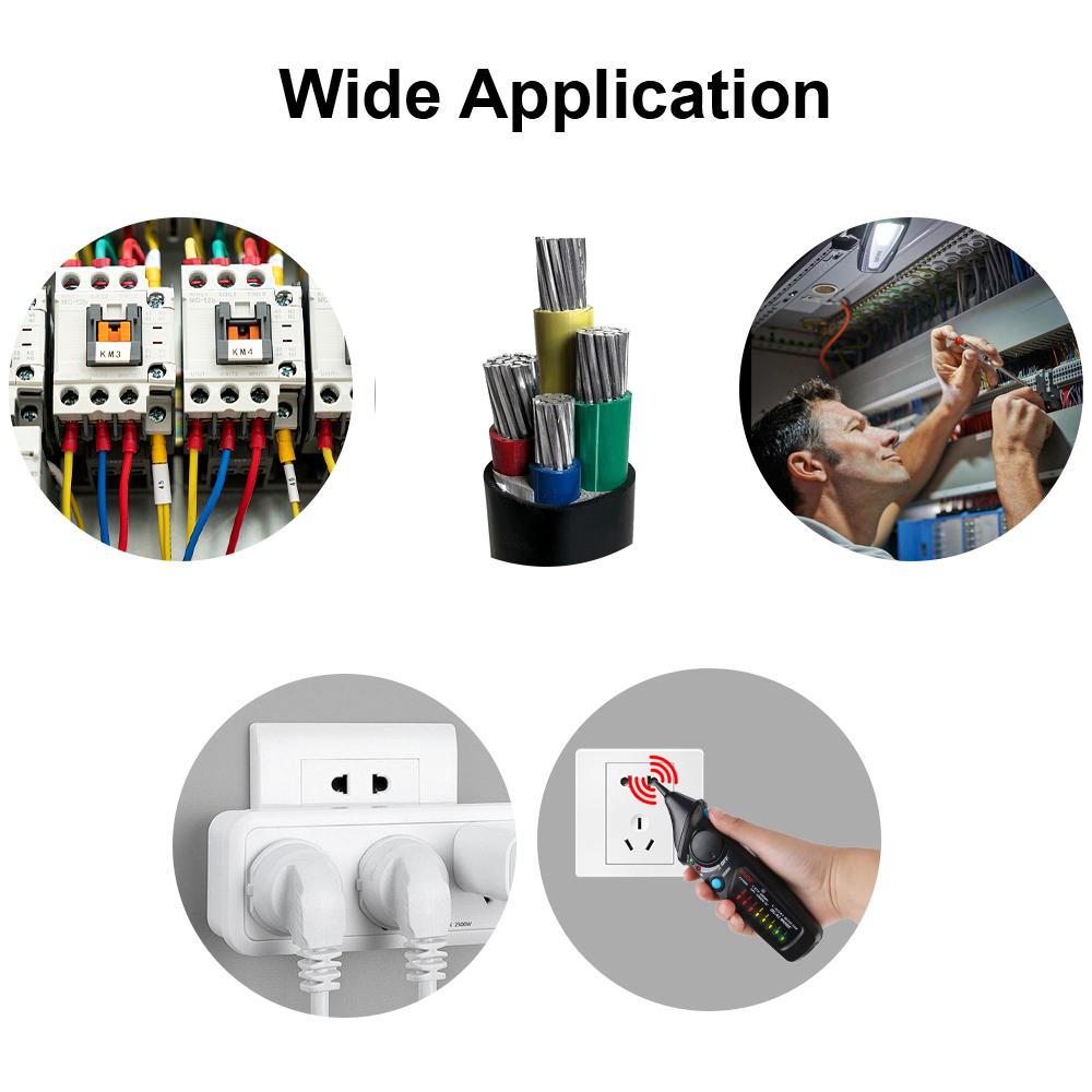 Probe Pen AVD06 12V-1000V Circuit Detector With LED Indicator Buzzer Warning AC Volt Detector AC Voltage Tester Universal