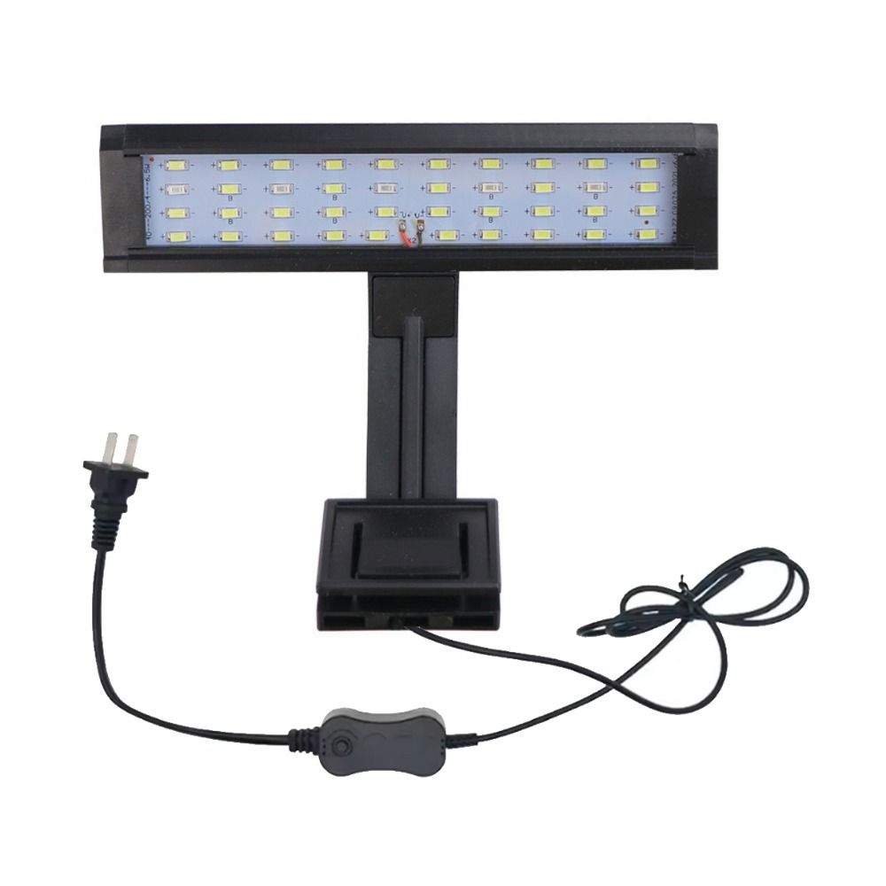 Splash-proof LED Aquarium Light 7W Plant Growth Light Practical Fish Tank Clip Light Aquarium