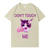 Funny Cat Harajuku Tshirts Unisex Short Sleeve Casual Punk Comfort Unisexs Aesthetic Oversized Clothing Loose Tee Shirt Teenagers