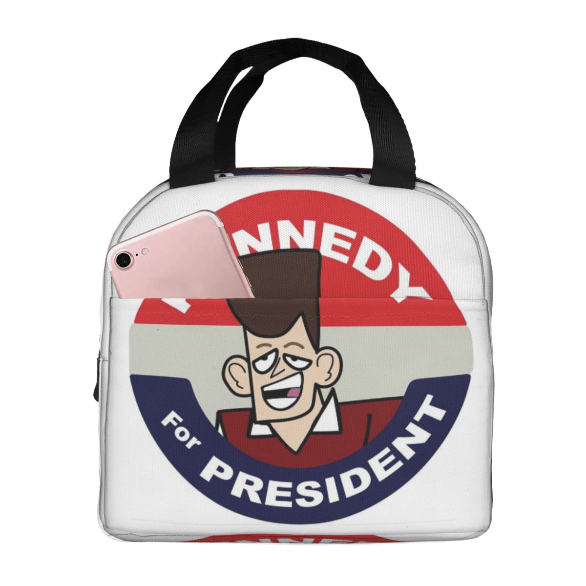 Clone High Jfk Insulated Lunch Bag for Women Children Portable Food Boxes Thermal Lunch Box Tote One Size