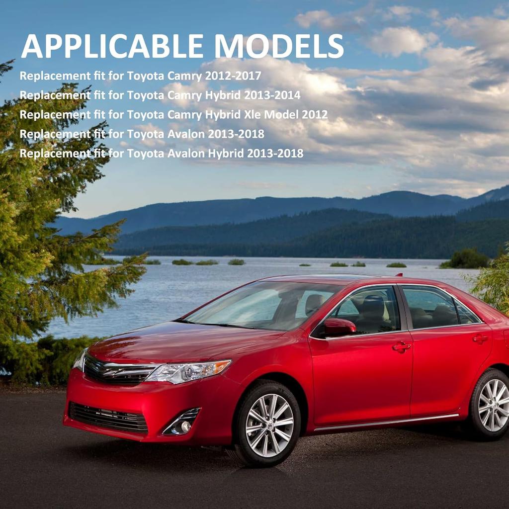 Passenger Side Mirror Replacement For Toyota Camry 2012 2013 2014 2015 2016 2017, Avalon 2013 2014 2015 2016 2017 2018 Hybrid - Right Side Mirror