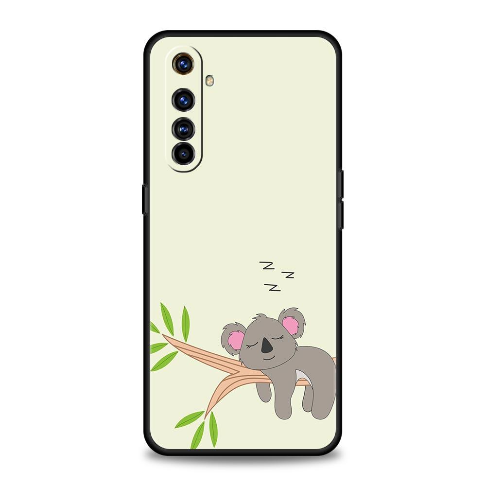Koala Phone Case For Realme 12 11 10 9 8 5G 7 6 GT5 GT3 GT2 Pro Plus C21 C11 C25 C35 For Realme GT Neo 2 3 3T 5 Cover