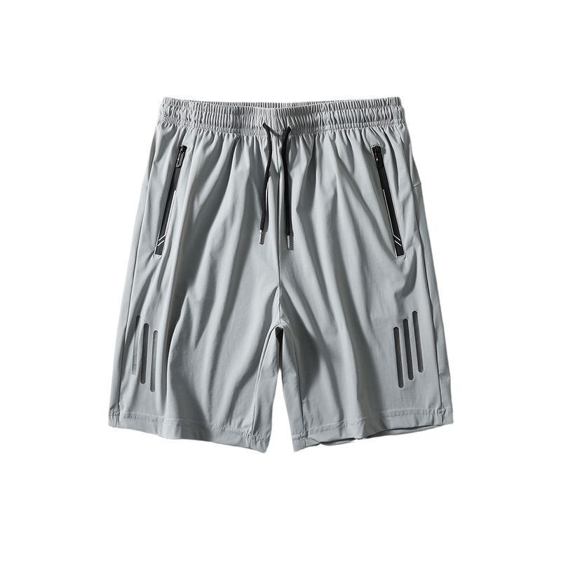 Outdoor Sports Fitness Running Ice Silk Quick-Dry Shorts for Men, Summer Thin Five-Point Pants, Export Men's Casual Mid-Length Pants