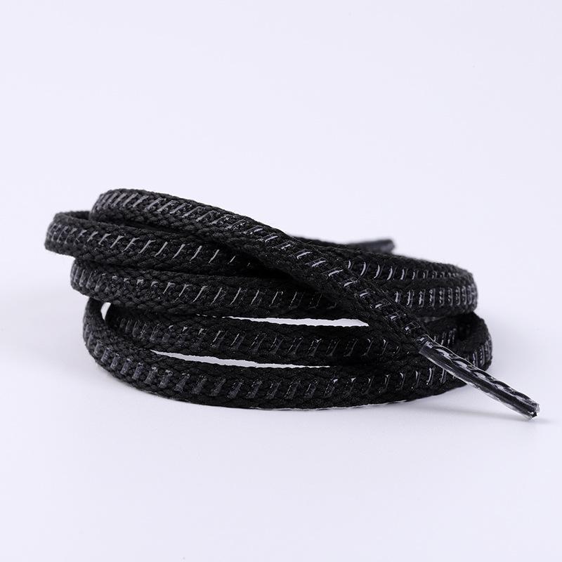 Non-slip Flat Shoelaces Sneakers Tennis Football Shoe Laces Double Sided Silicone Anti Slip Rope Shoelace for Shoes Accessories