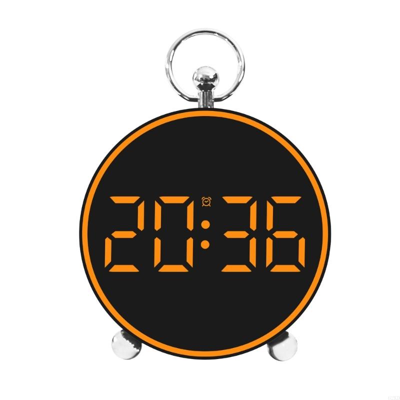 62KD 4.4" LED Display Table Clock Contemporary Digital Alarm Clock Colorful Screen