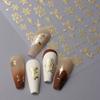 Metallic Embossed Stickers Christmas Nail Decals Christmas Nail Decorations  Nail Salon