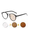 Myopia Glasses Prescription Custom Men Women Round Frame Photochromic Or Blue Light Blocking Lenses Correction Eyeglasses F632