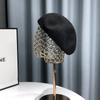New Summer Breathable Beret Women'S Thin Hat Solid Color Korean Versatile Japanese Face Showing Little Painter Hat