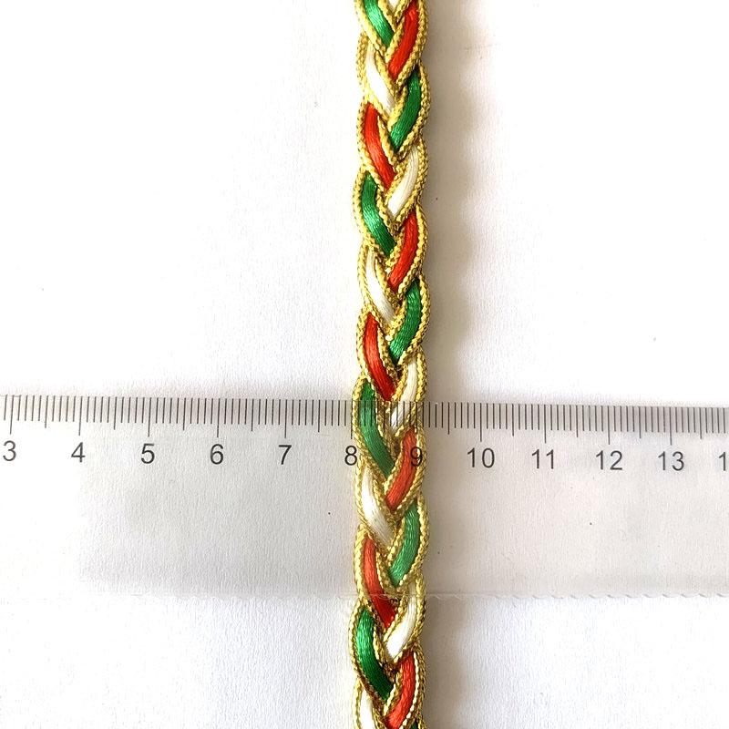 

4m/13.12ft each pack lace trims big 1.2cm wide satin ribbons clothing curtain accessory handmade DIY sewing flower trim decorate 4m