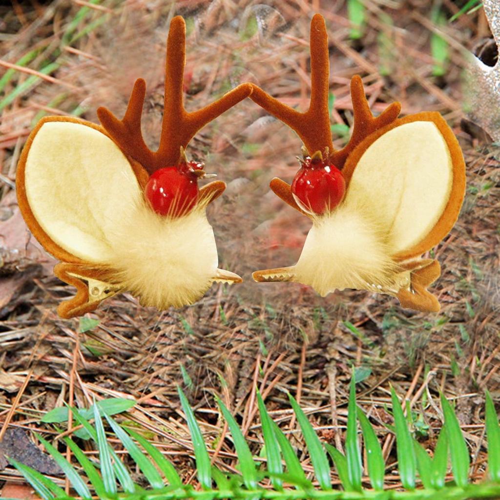 Christmas Antler Hair Clip Headdress  Clip Cute Hair Accessories