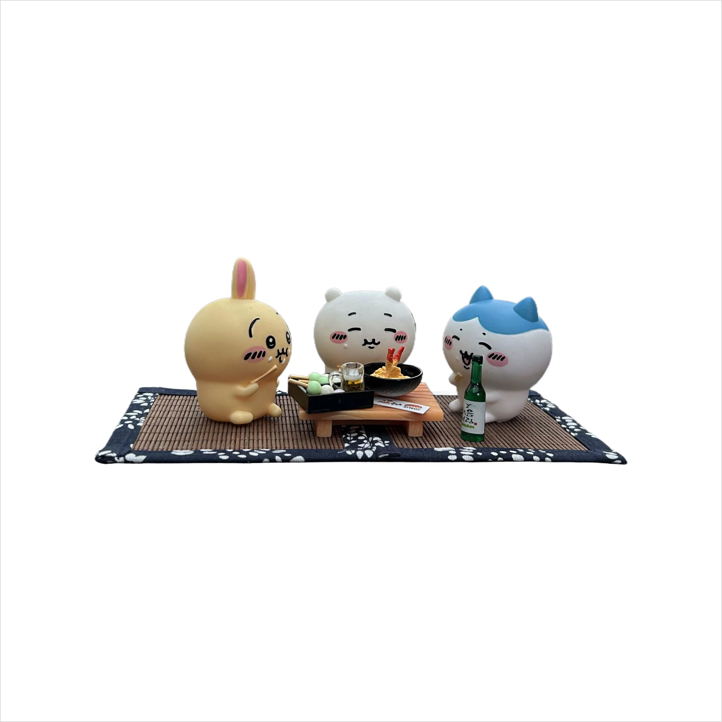 

Chiikawa машина 3D теплые товары, фигурки, украшения, цельные, смола, кролик, Chiikawa, Hachiware, украшения, милый, изысканный, уникальный, милый, моэ, украшения,