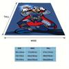 1pc Goofy Printing Blanket Soft, All Season Throw for Living Room, Bedroom,Personalized Gift with Adorable Cartoon Design