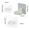 Accessories Wall Mounted Shower Gel Organizer Liquid Soap Holder Storage Hook Shampoo Bottle Shelf