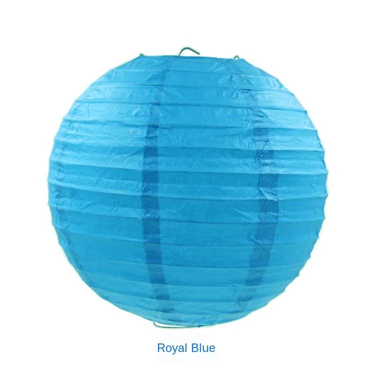 Diameter 15cm Paper Lanterns Yellow Orange Chinese Paper Lantern Lampion for Wedding Christmas Party Home Decorations Supplies