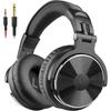OneOdio Pro 10 Over-Ear Headphones, Wired, Bass-Boosted, 50mm Drivers, 6.35 & 3.5mm Jacks, DJ Monitor Headphones, Recording, Mixing, Studio Monitoring