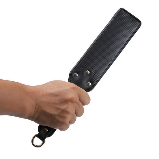 Paddel für Erwachsene Schlafzimmer Spiel 13 Zoll Schwarz Kunstleder Paddel Rollenspiel Cosplay Zubehör für Paare