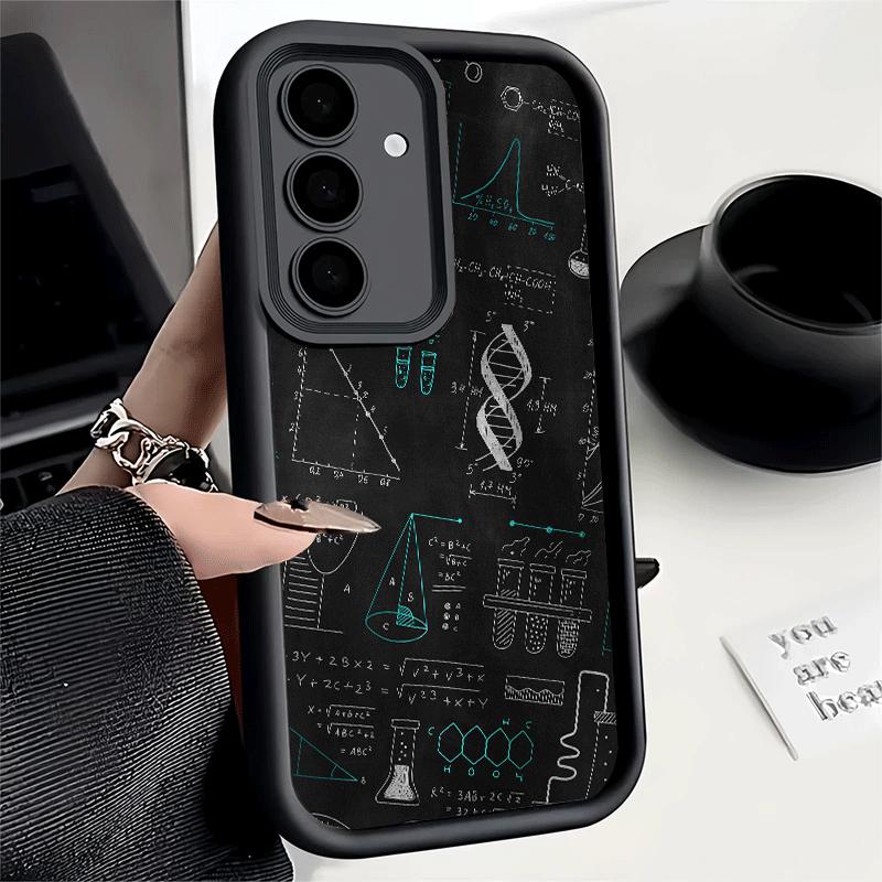 Physics Chemical Mathematics Soft Phone Case for Samsung Galaxy A17 A16 A26 A36 A56 A15 A25 A35 A55 A14 A24 A34 A54 A13 A23 A33